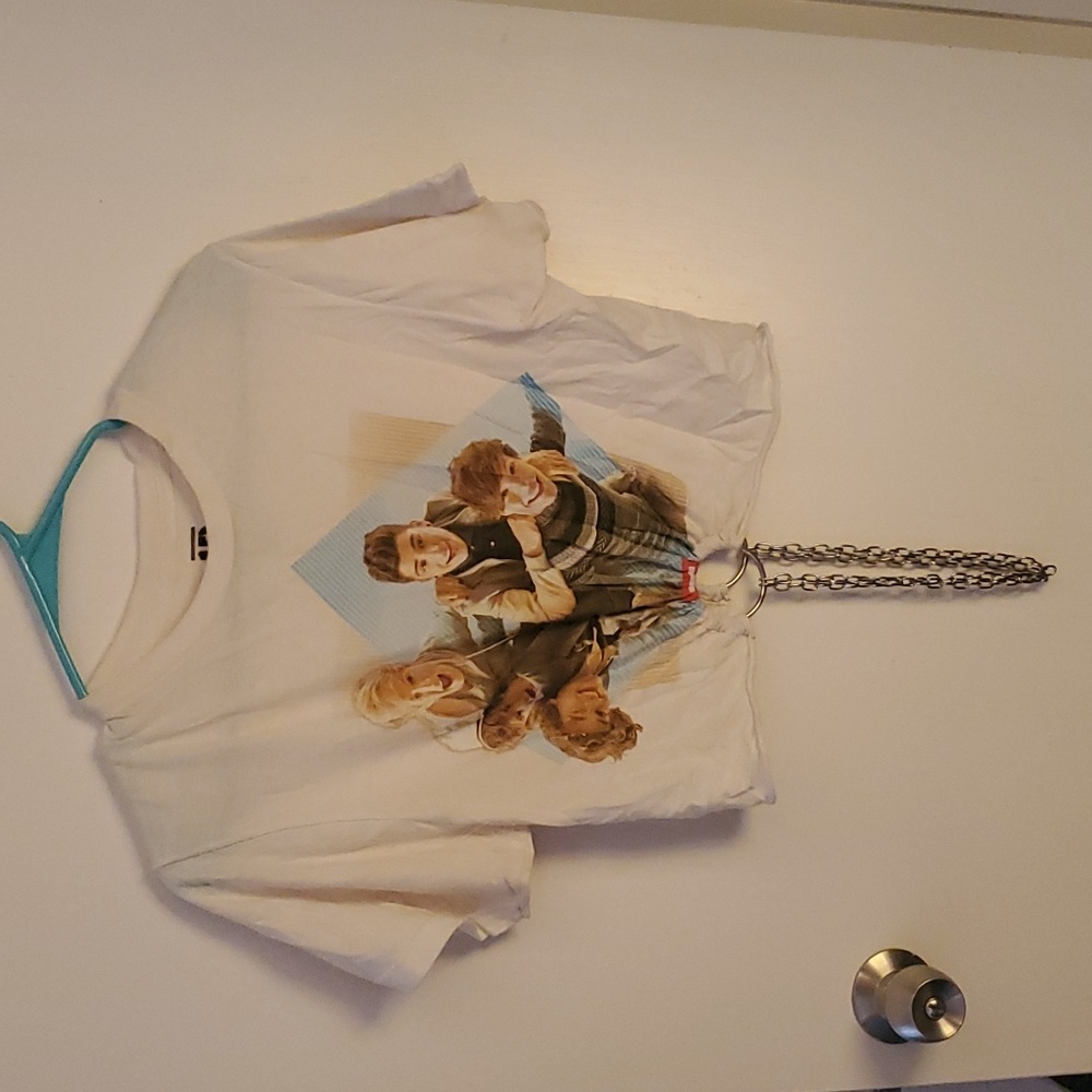 One Direction Chain Belt Crop Top